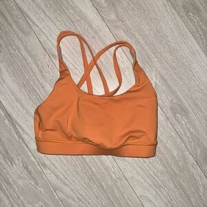 LULULEMON Energy Bra | Orange, Size 4